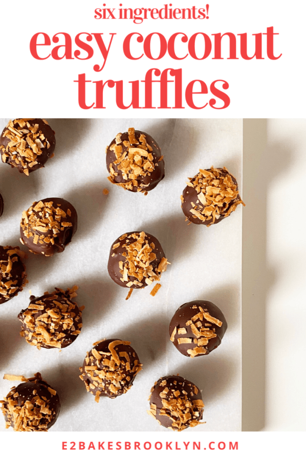 Easy Coconut Truffles