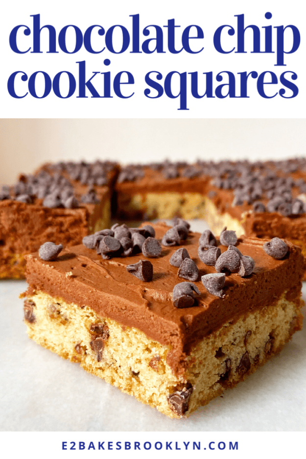 Chocolate Chip Cookie Squares