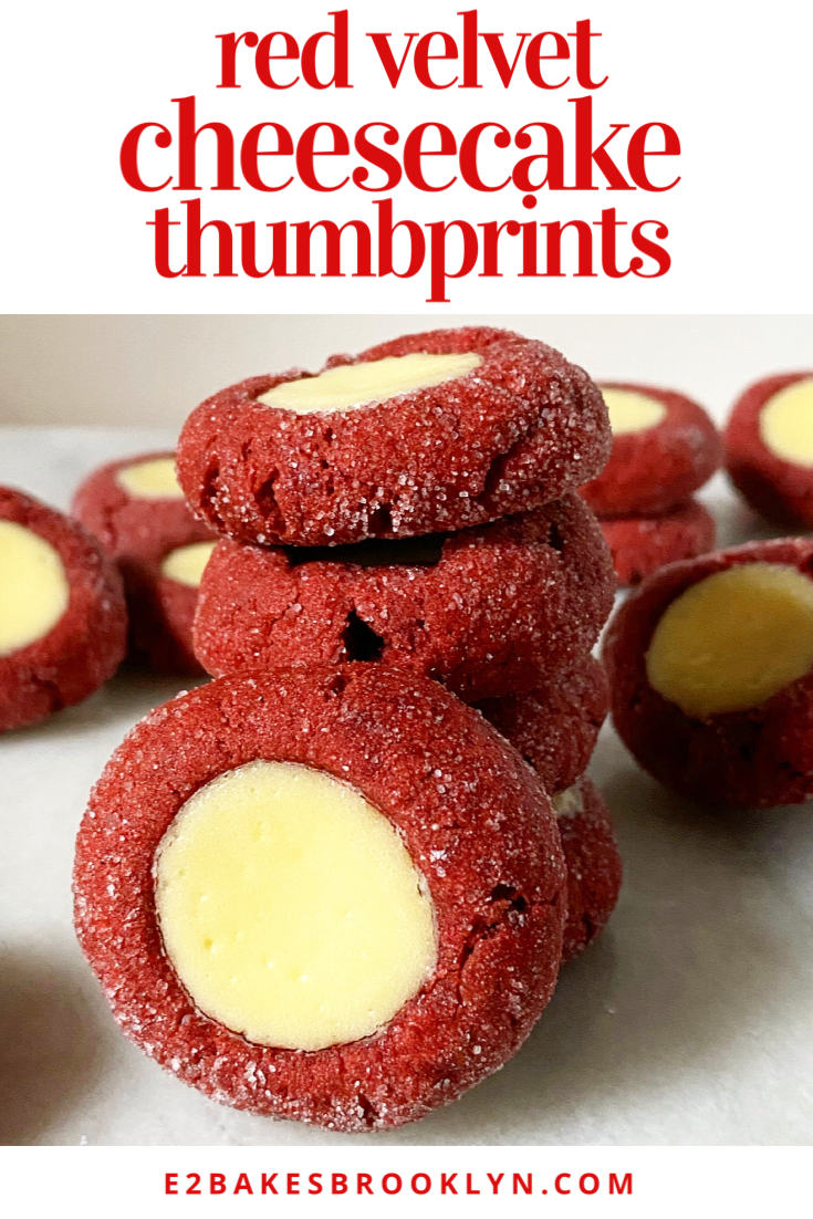Red Velvet Cheesecake Thumbprints