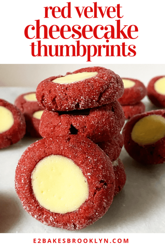 Red Velvet Cheesecake Thumbprints