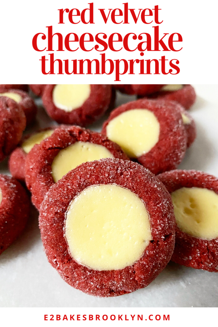 Red Velvet Cheesecake Thumbprints