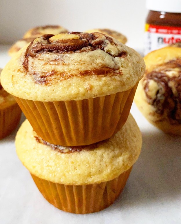 Brown Butter Nutella Swirl Muffins