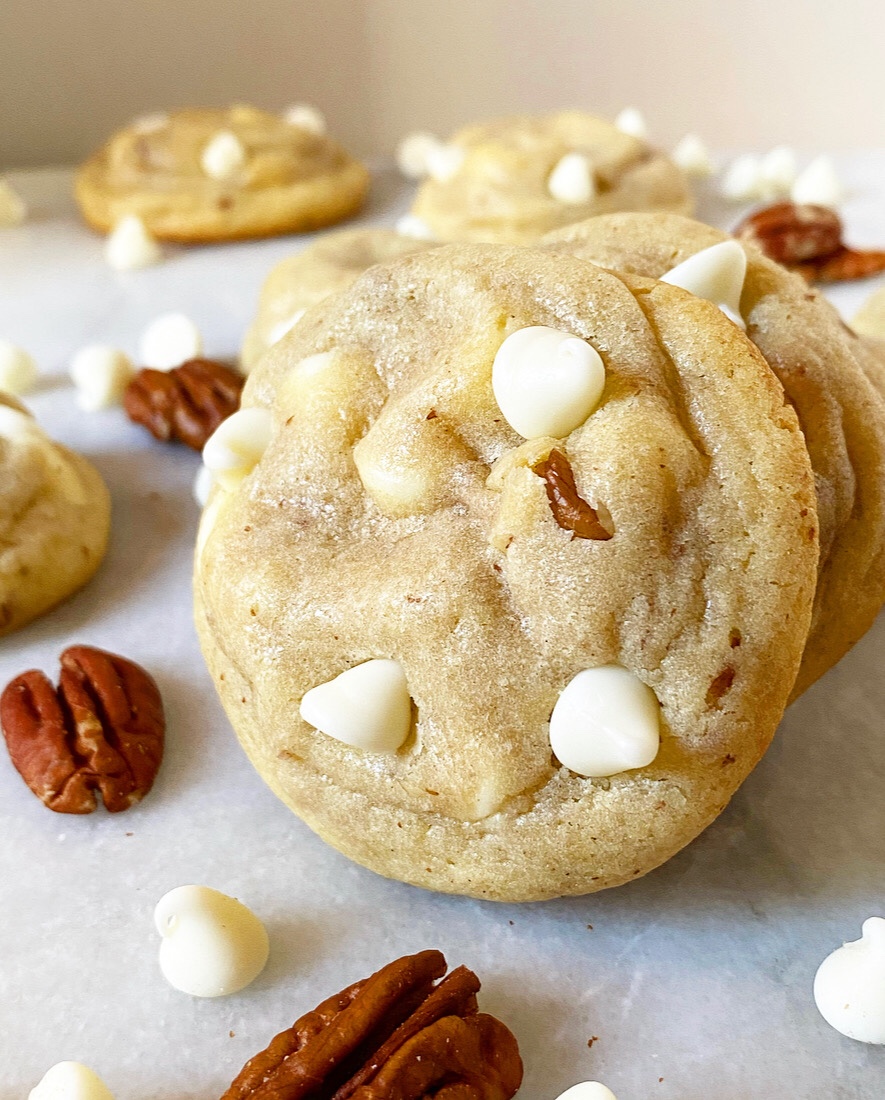 White Chocolate Pecan Cookies