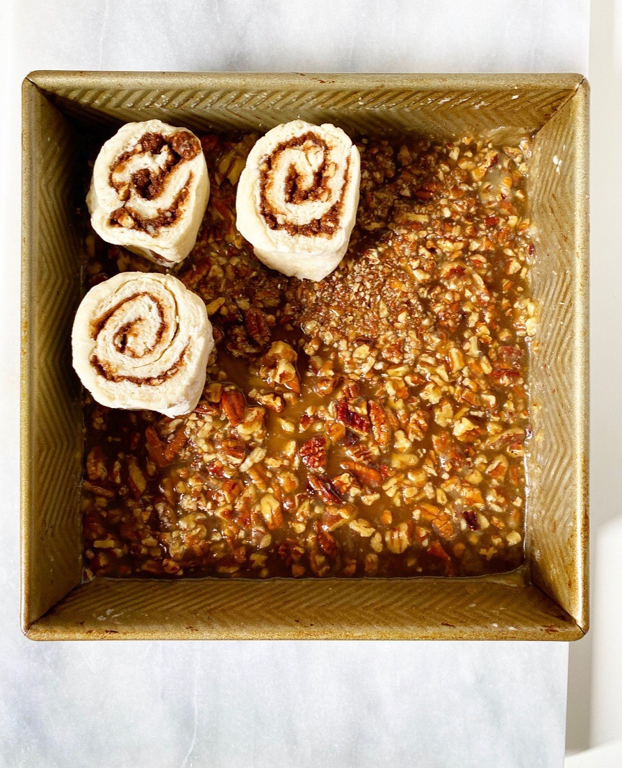 Cream Biscuit Pecan Sticky Buns