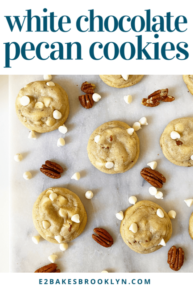 White Chocolate Pecan Cookies