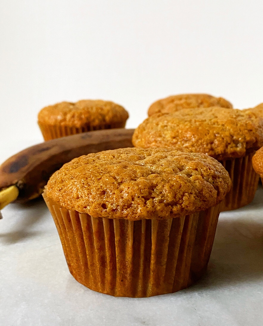 Small Batch Banana Muffins