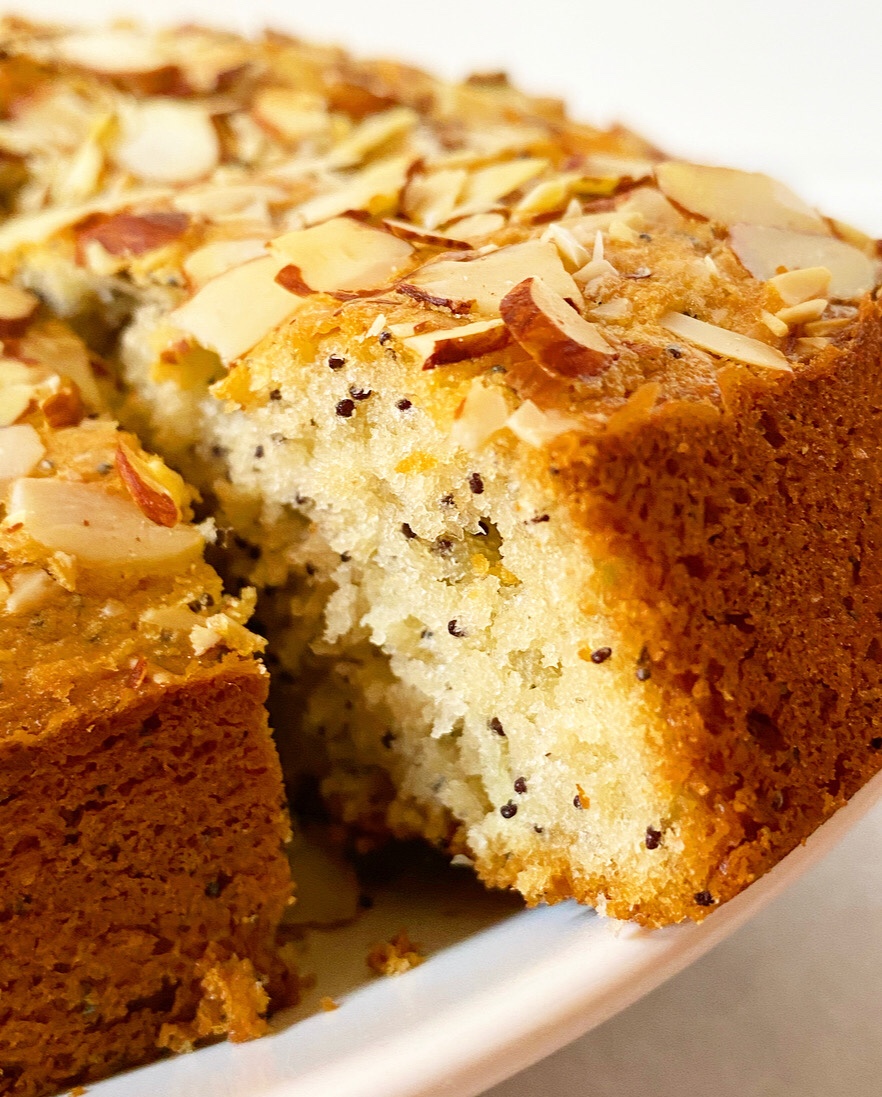 Almond Poppy Seed Coffee Cake