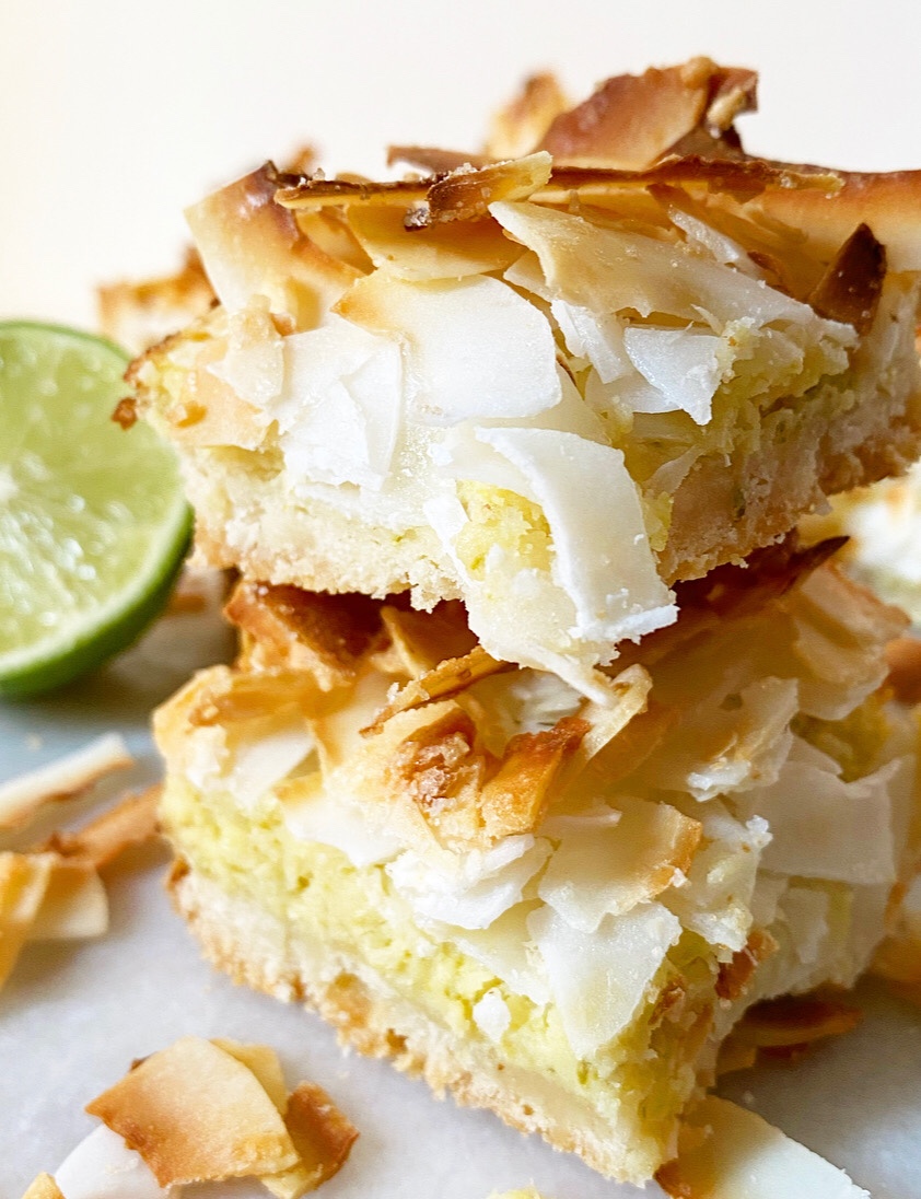 Coconut Lime Squares