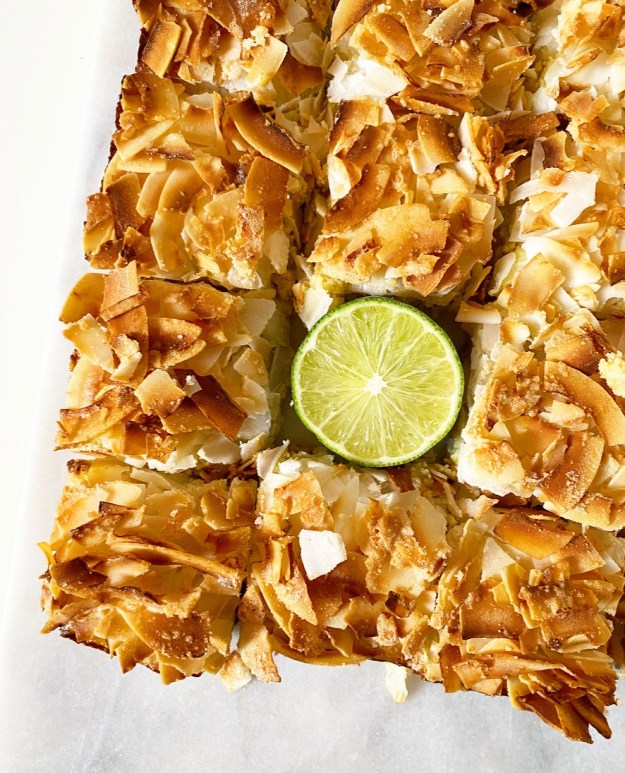Coconut Lime Squares