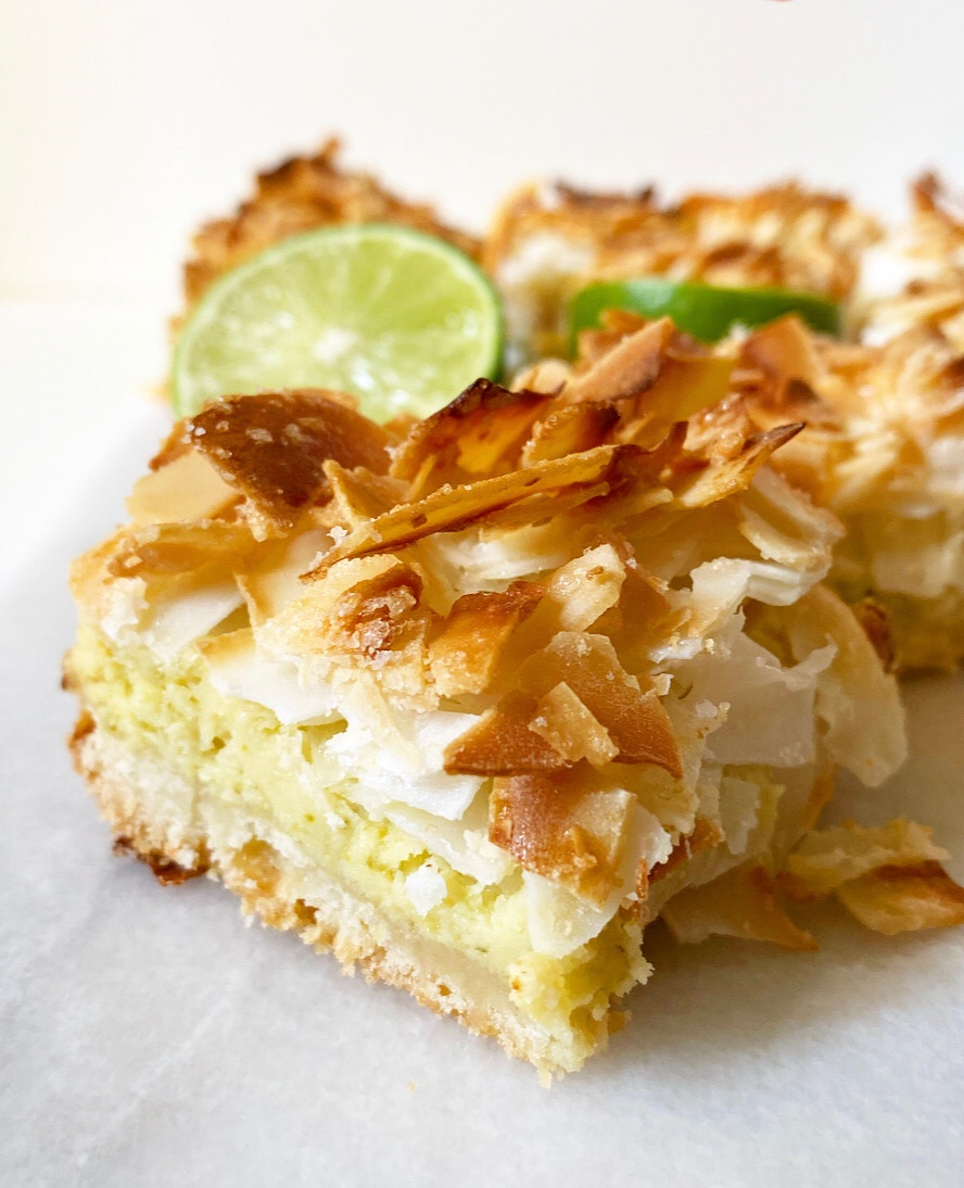 Coconut Lime Squares