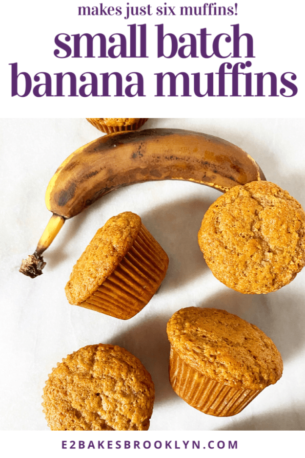 Small Batch Banana Muffins