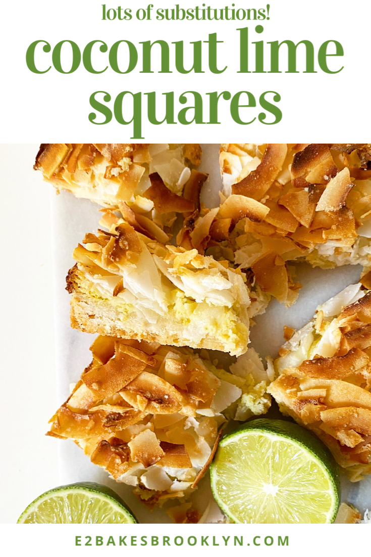 Coconut Lime Squares