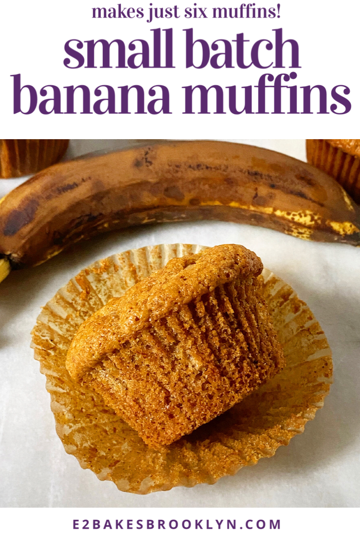 Small Batch Banana Muffins
