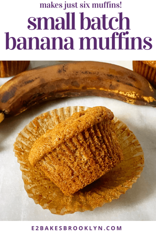 Small Batch Banana Muffins