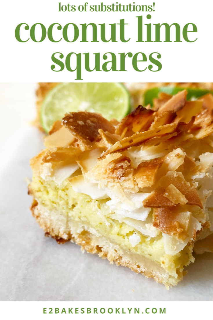 Coconut Lime Squares