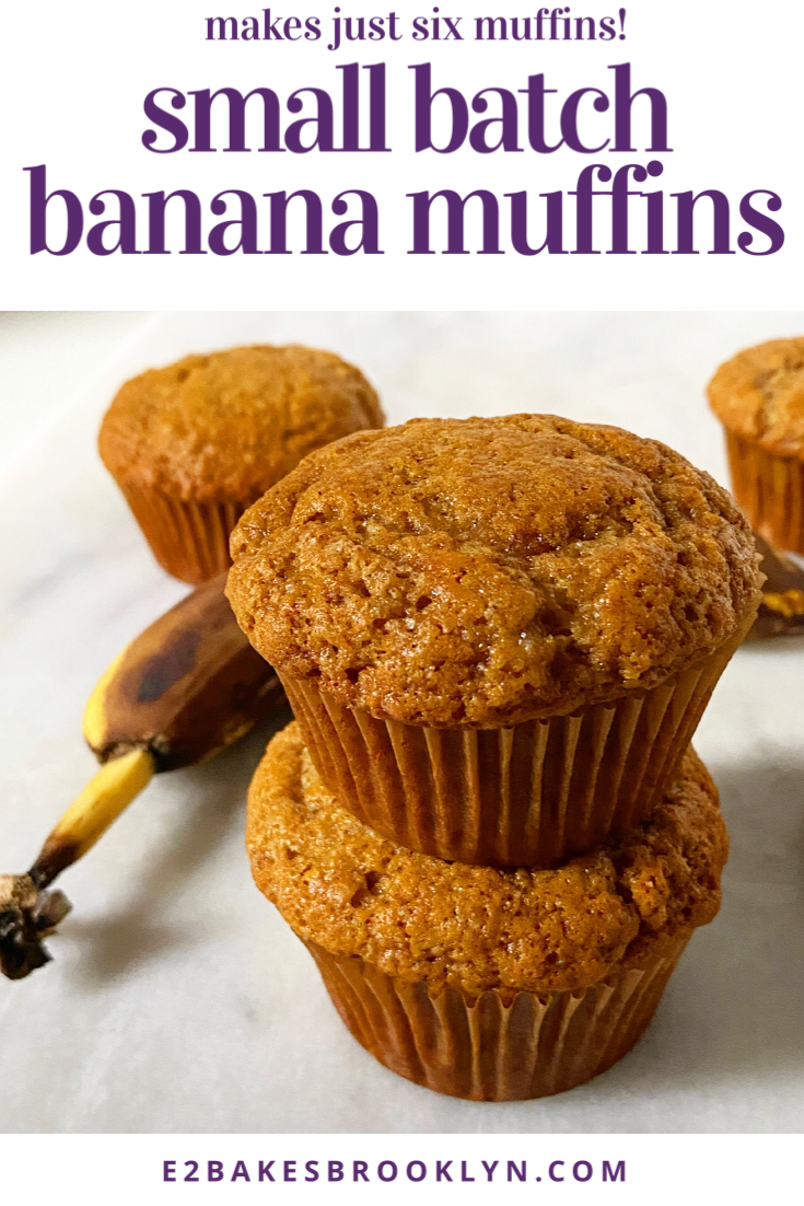 Small Batch Banana Muffins