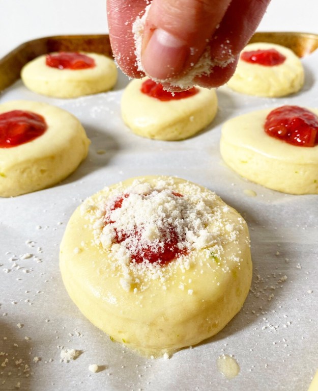 Strawberry Rhubarb Kolaches