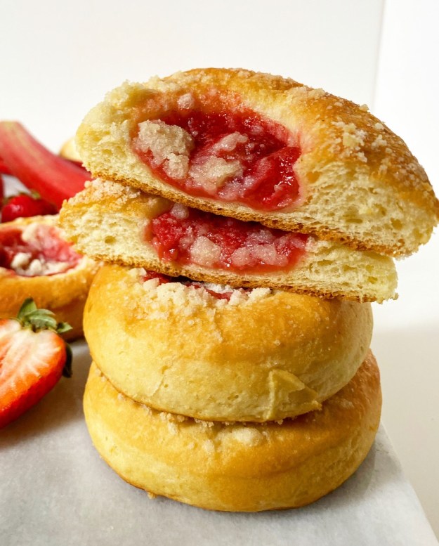 Strawberry Rhubarb Kolaches