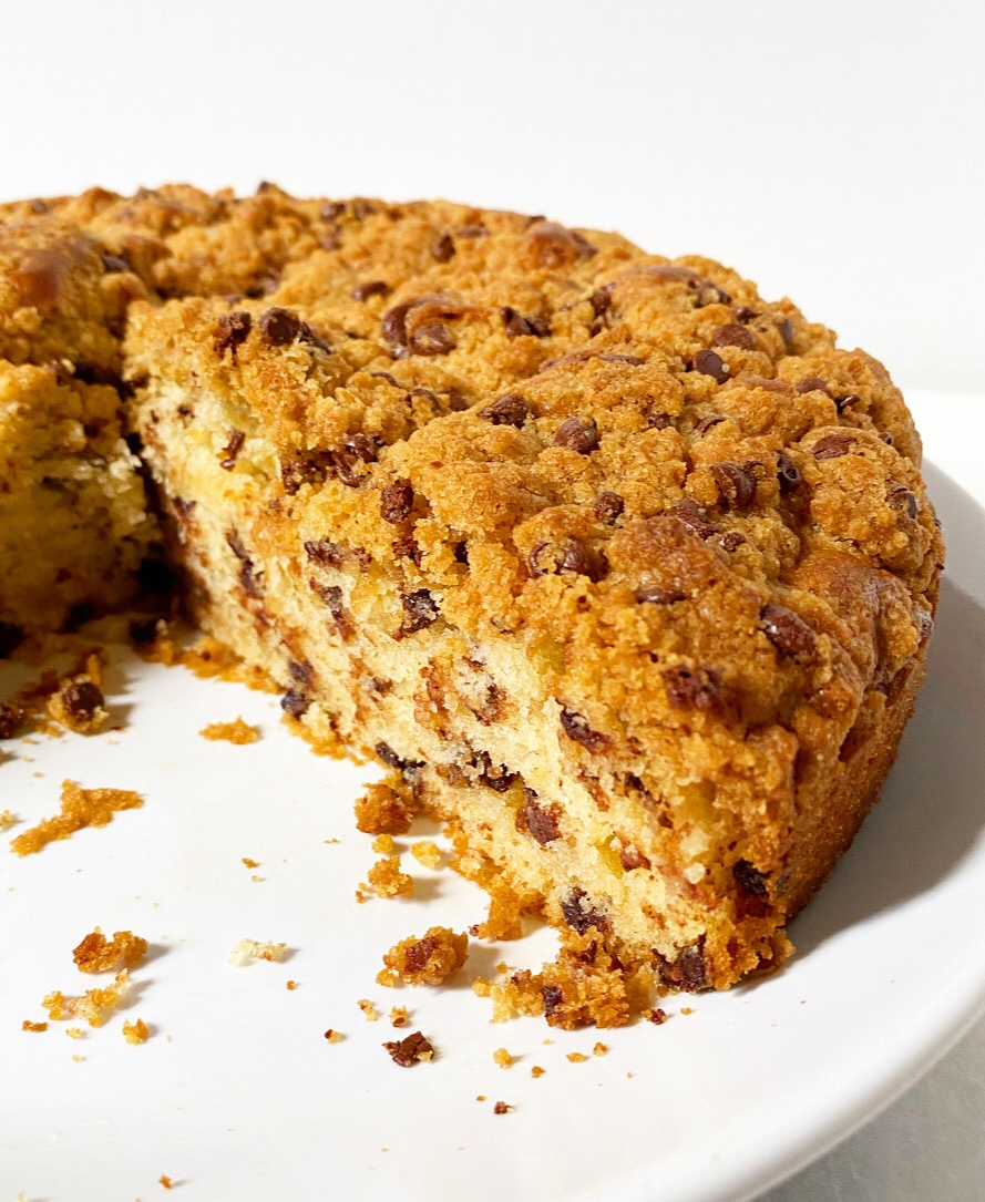 Chocolate Chip Cookie Crumb Cake