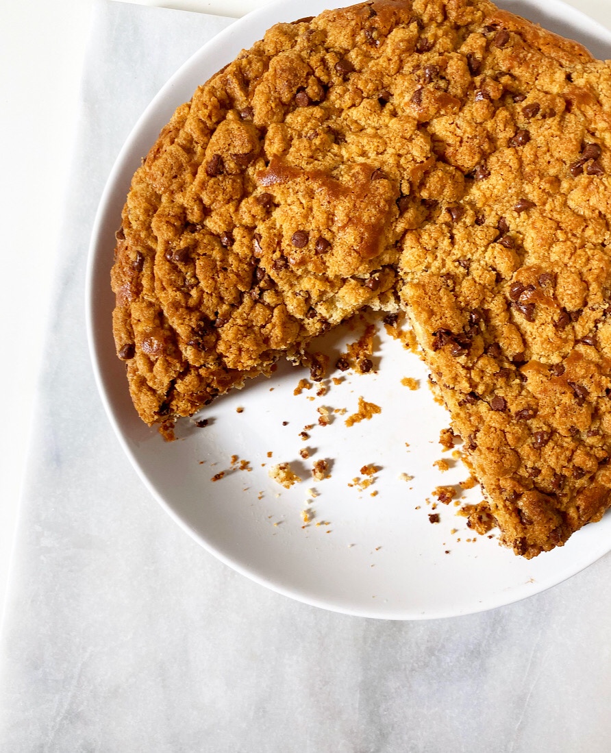 Chocolate Chip Cookie Crumb Cake