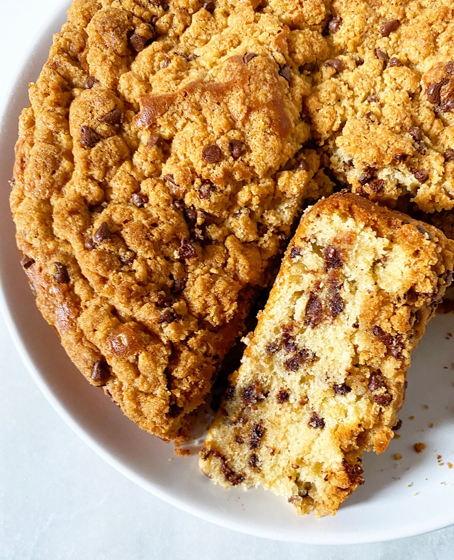 Chocolate Chip Cookie Crumb Cake