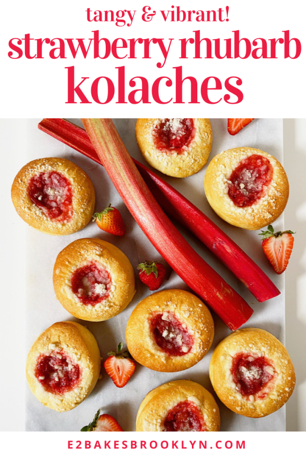 Strawberry Rhubarb Kolaches