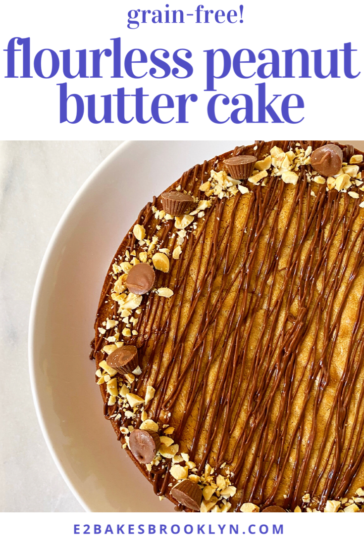 Flourless Peanut Butter Cake