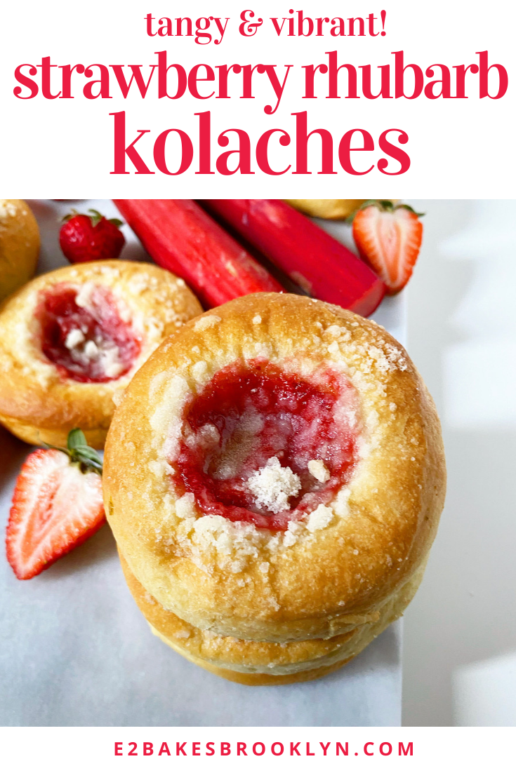 Strawberry Rhubarb Kolaches