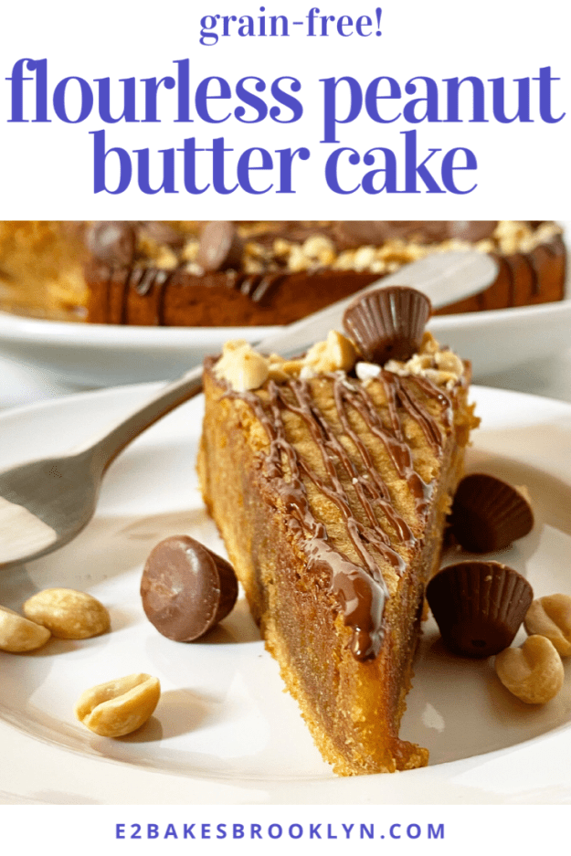 Flourless Peanut Butter Cake