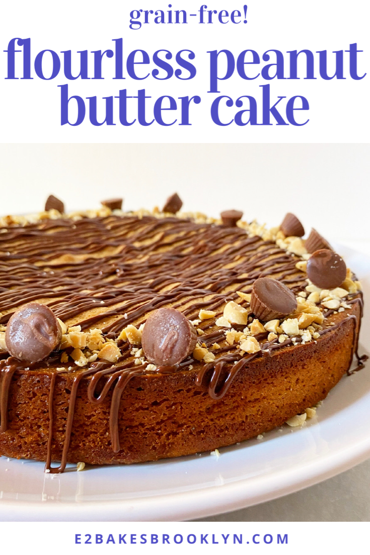 Flourless Peanut Butter Cake