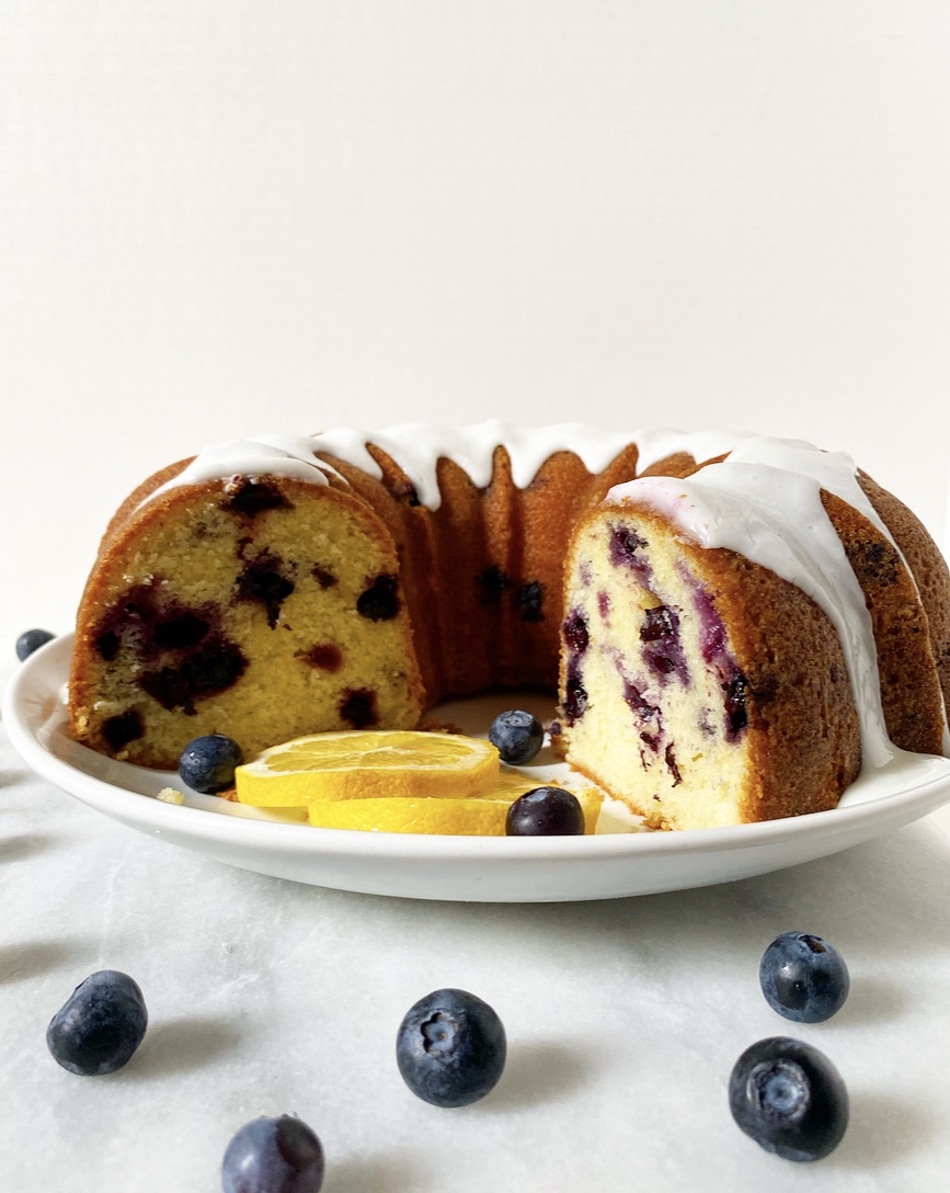 Blueberry Lemon Bundt Cake