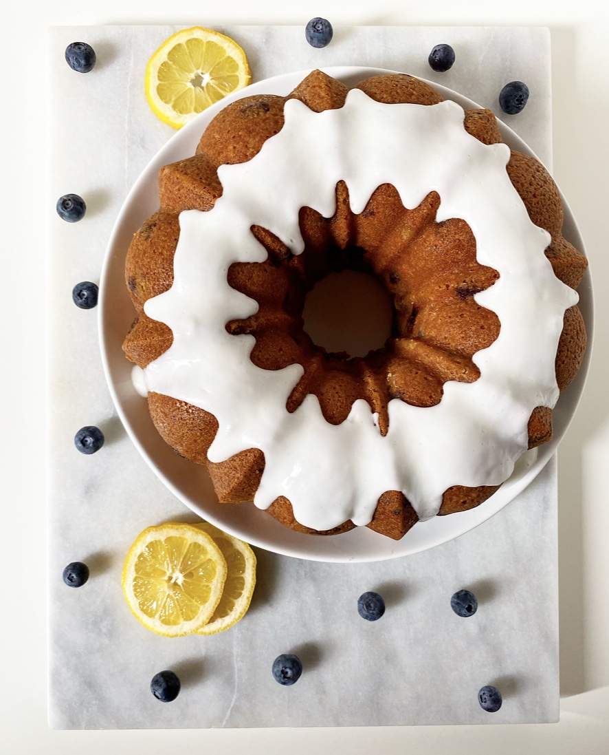 Blueberry Lemon Bundt Cake