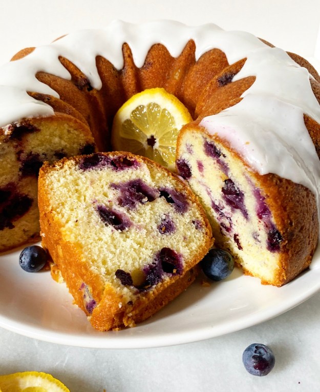 Blueberry Lemon Bundt Cake