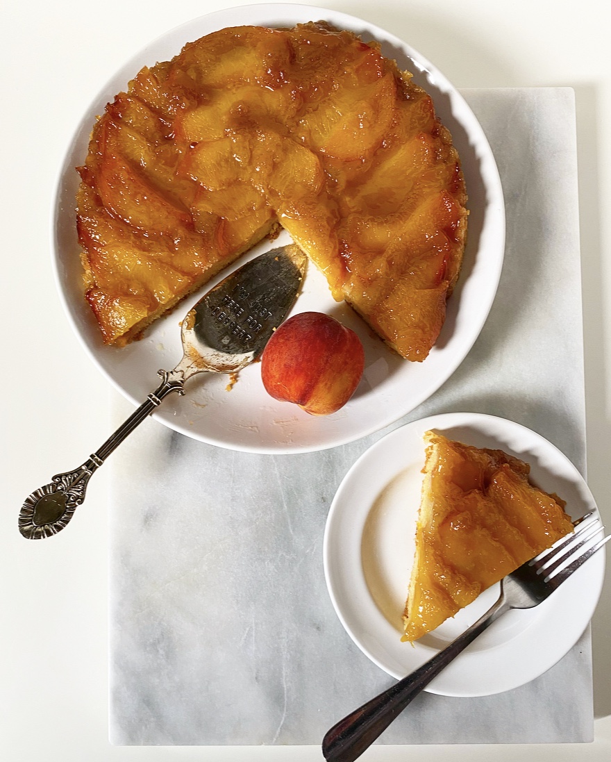 Peach Upside-Down Cake
