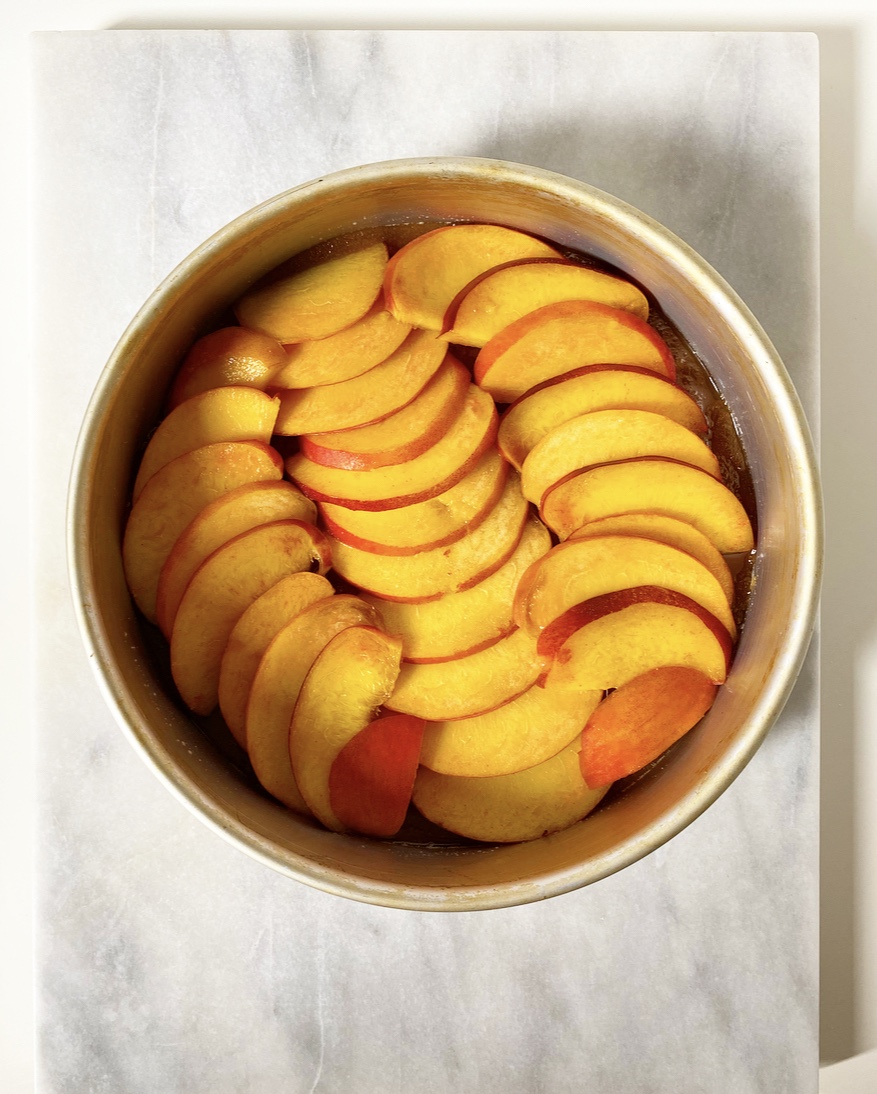 Peach Upside-Down Cake