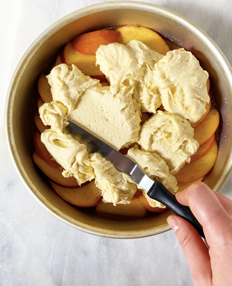 Peach Upside-Down Cake