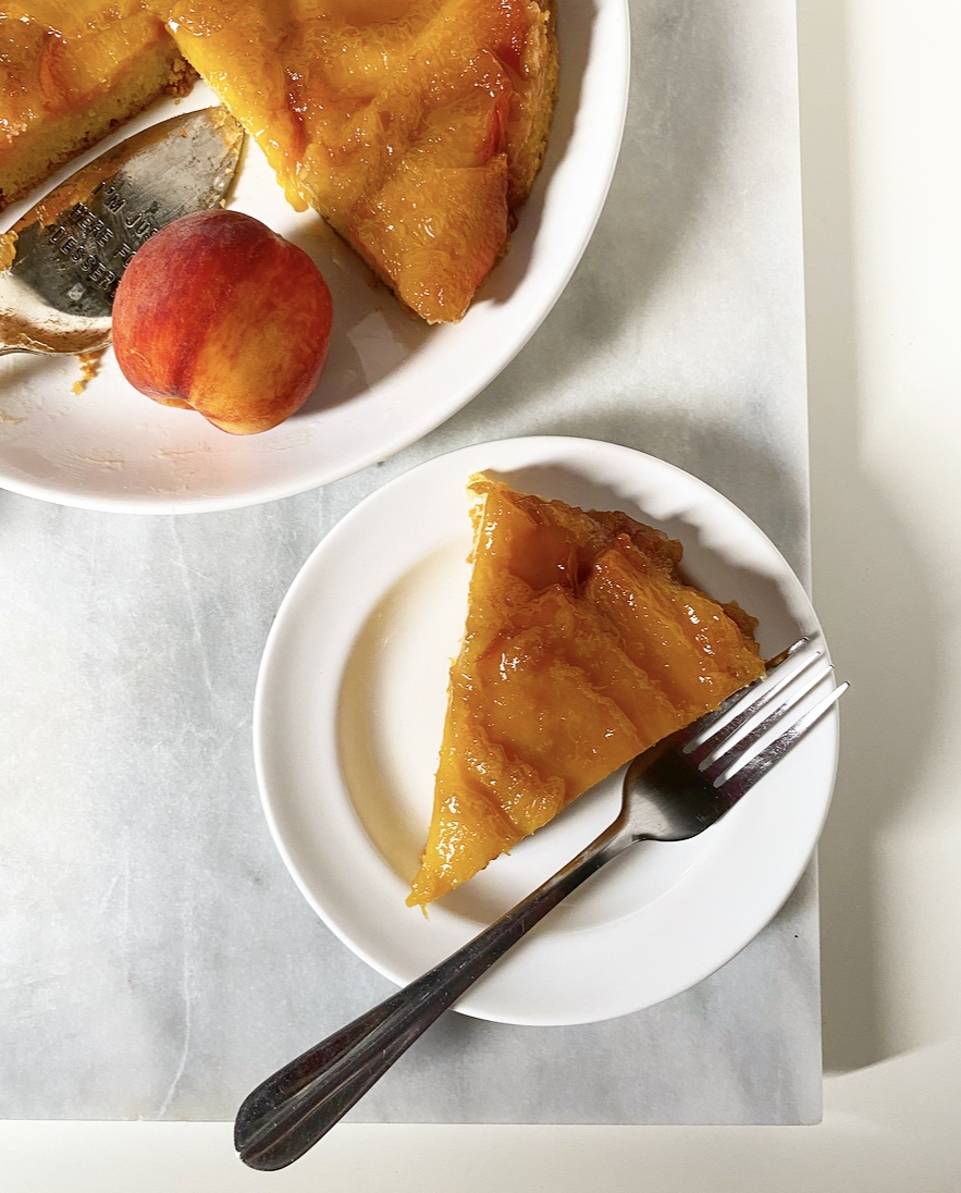 Peach Upside-Down Cake