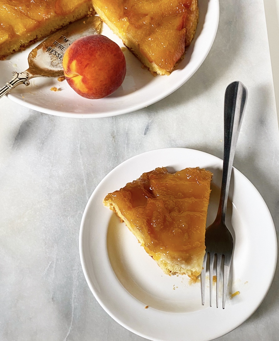 Peach Upside-Down Cake