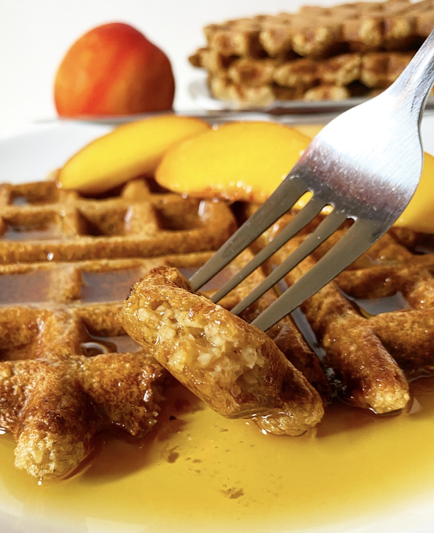 Oatmeal Waffles {Vegan & Gluten-Free}