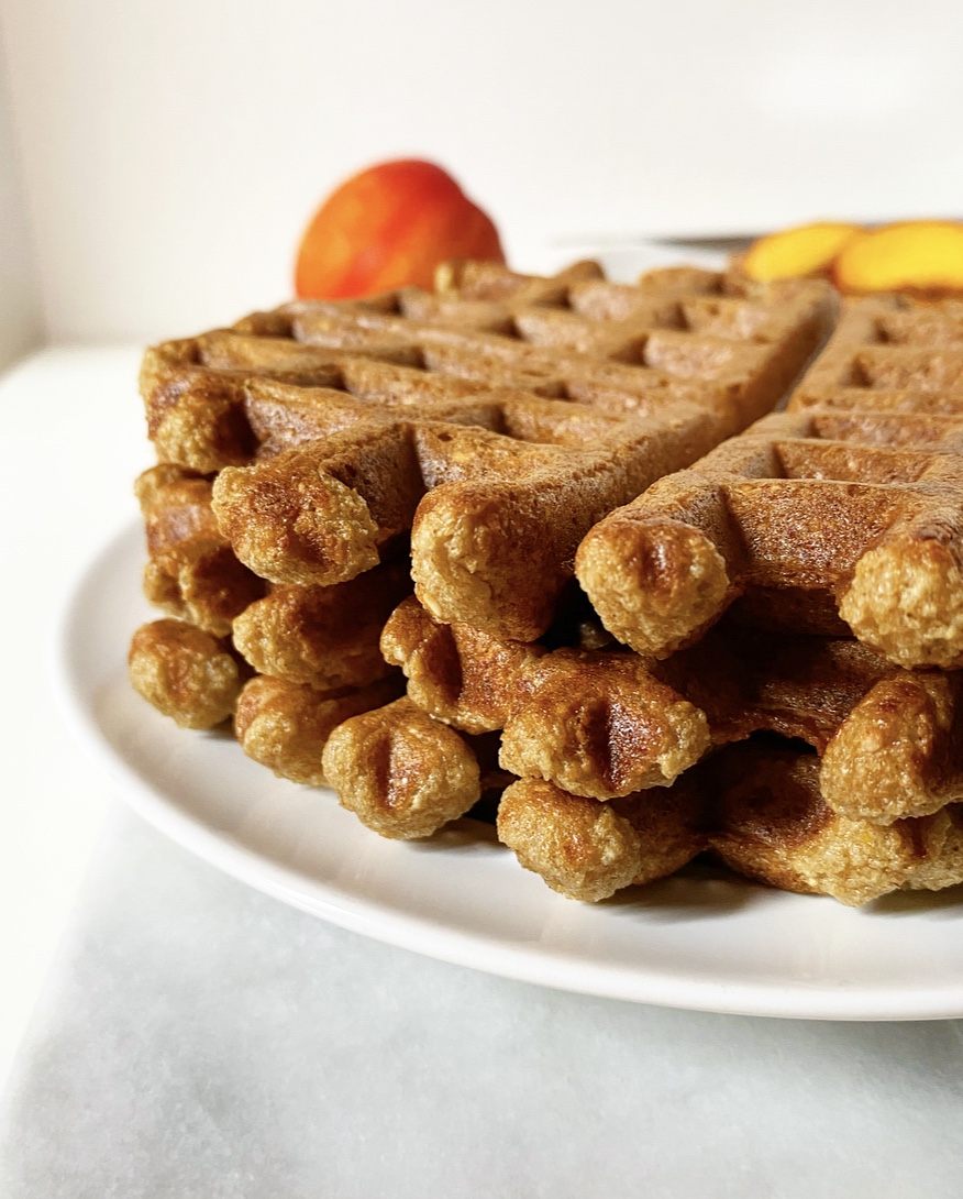 Oatmeal Waffles {Vegan & Gluten-Free}