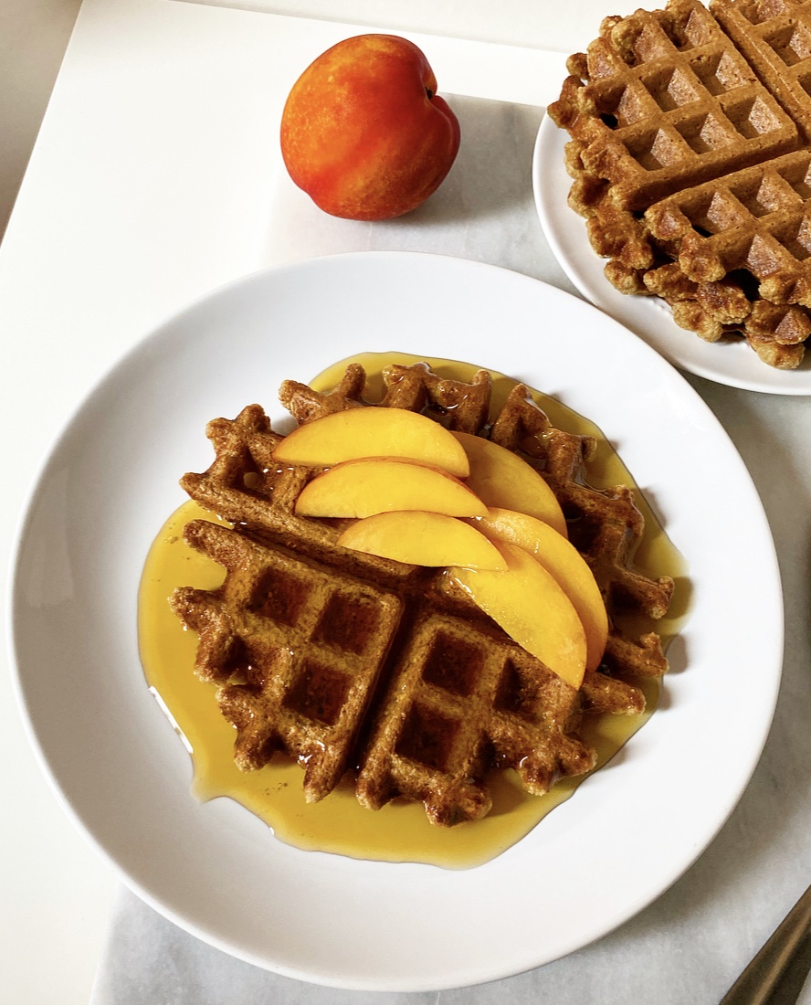 Oatmeal Waffles {Vegan & Gluten-Free}