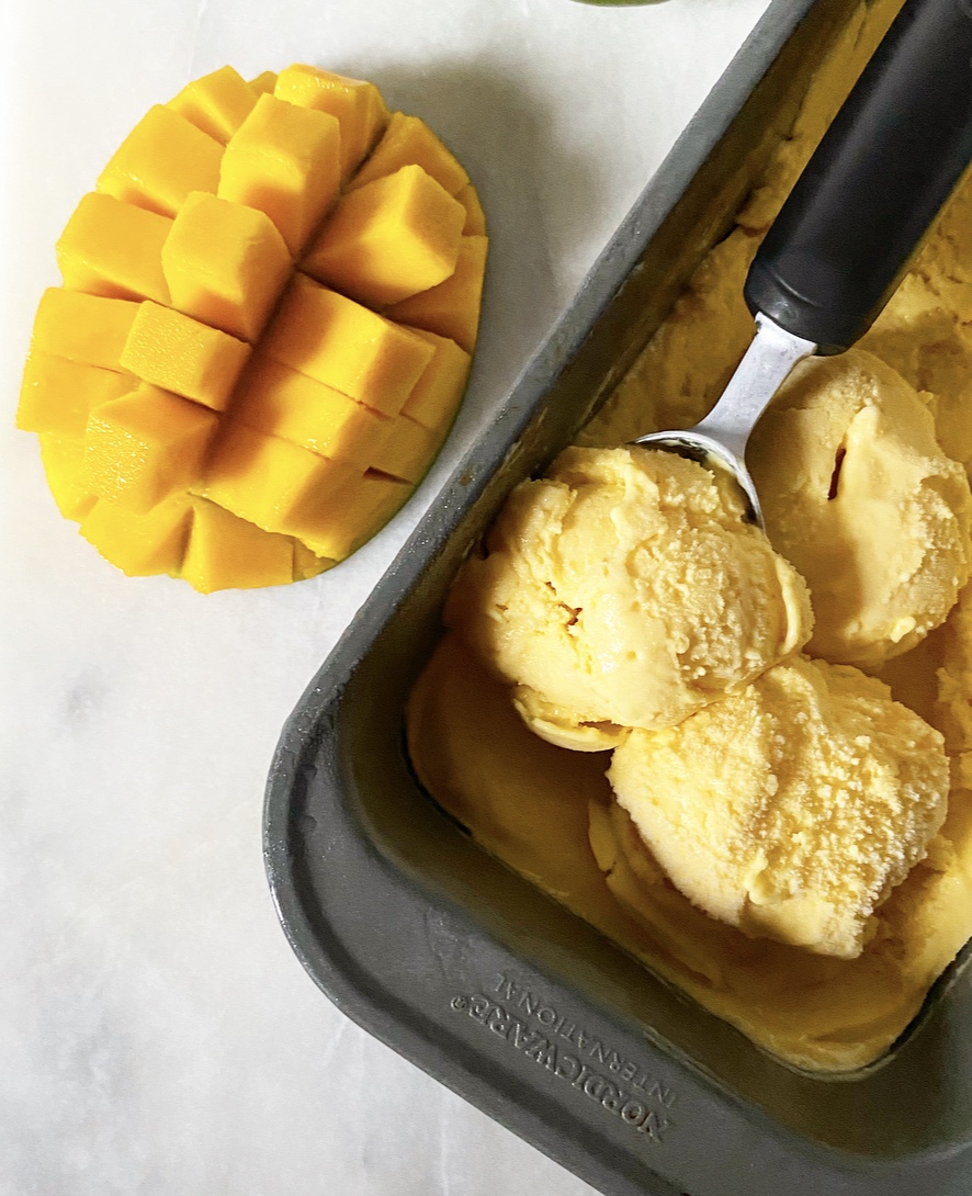 Easiest Ever Mango Sherbet