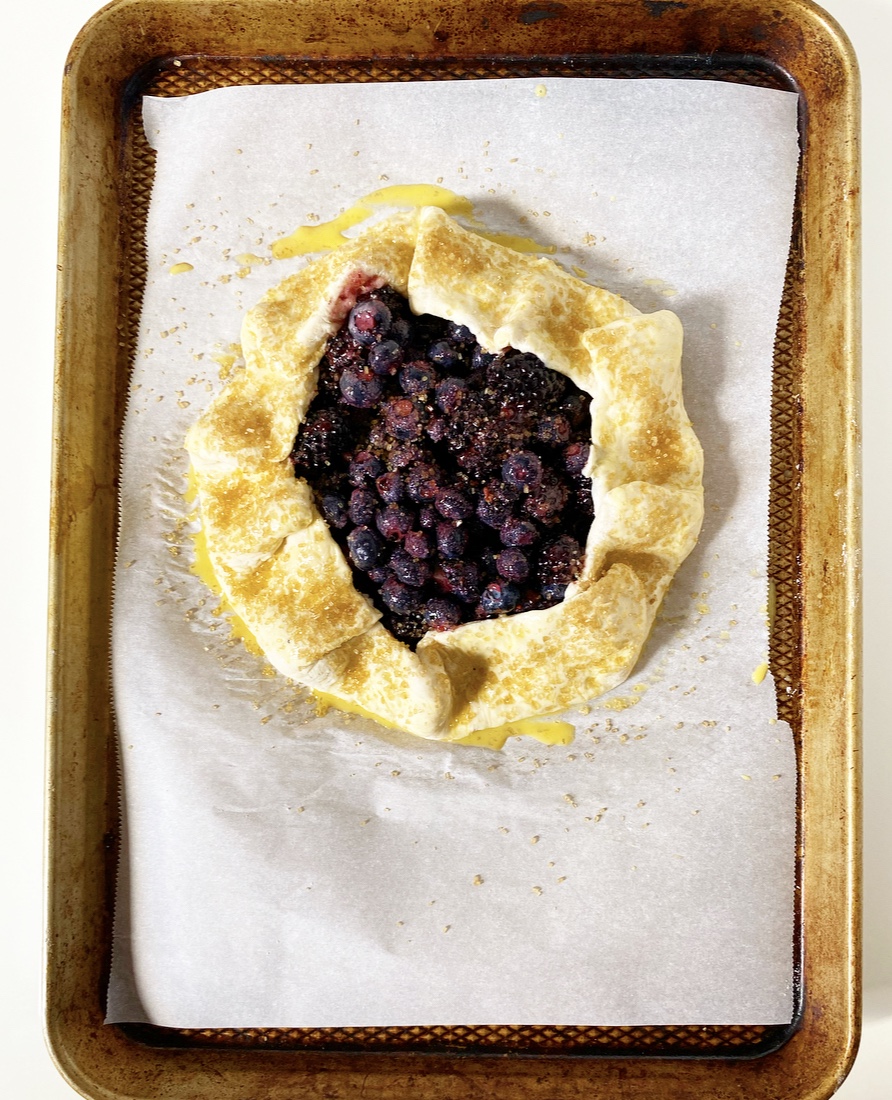 Black & Blueberry Galette