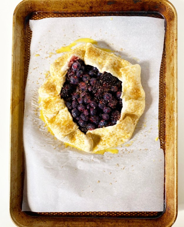 Black & Blueberry Galette