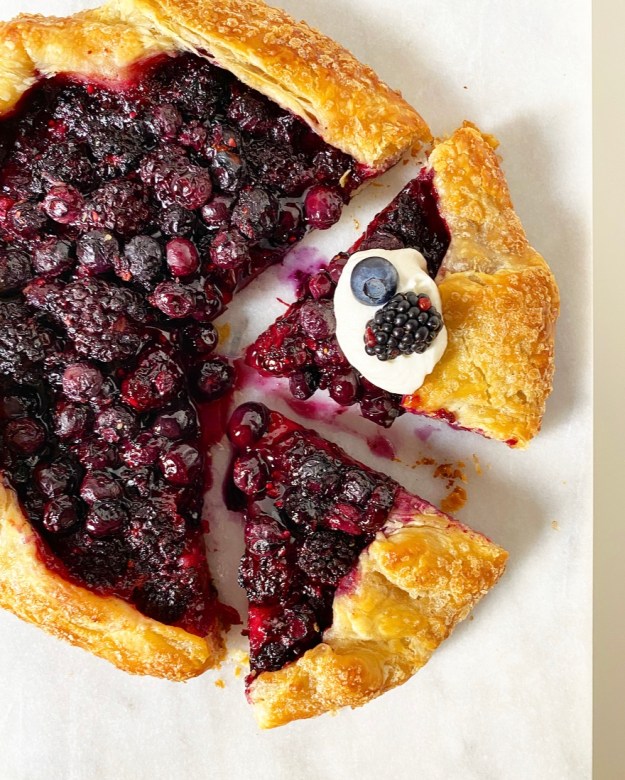 Black & Blueberry Galette