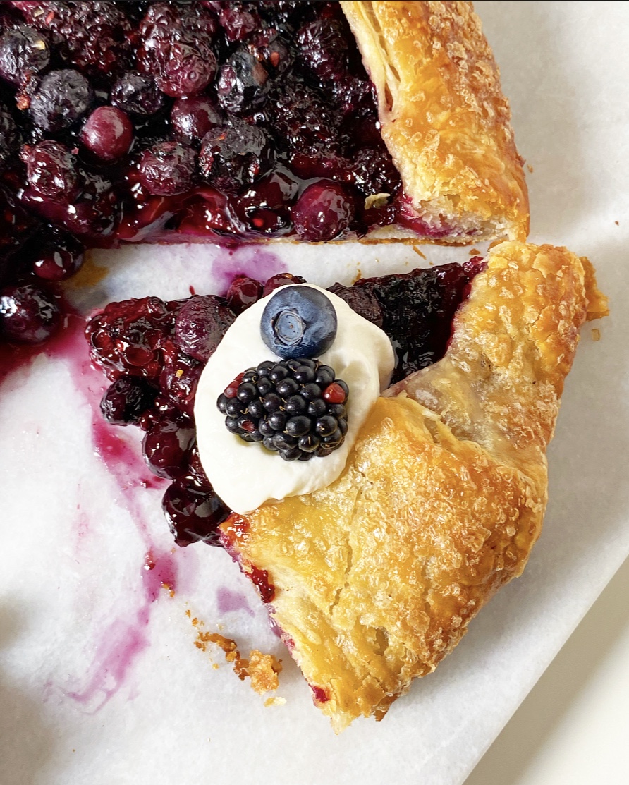 Black & Blueberry Galette