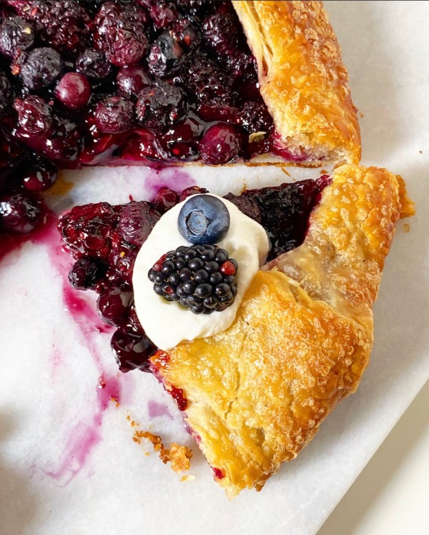 Black & Blueberry Galette