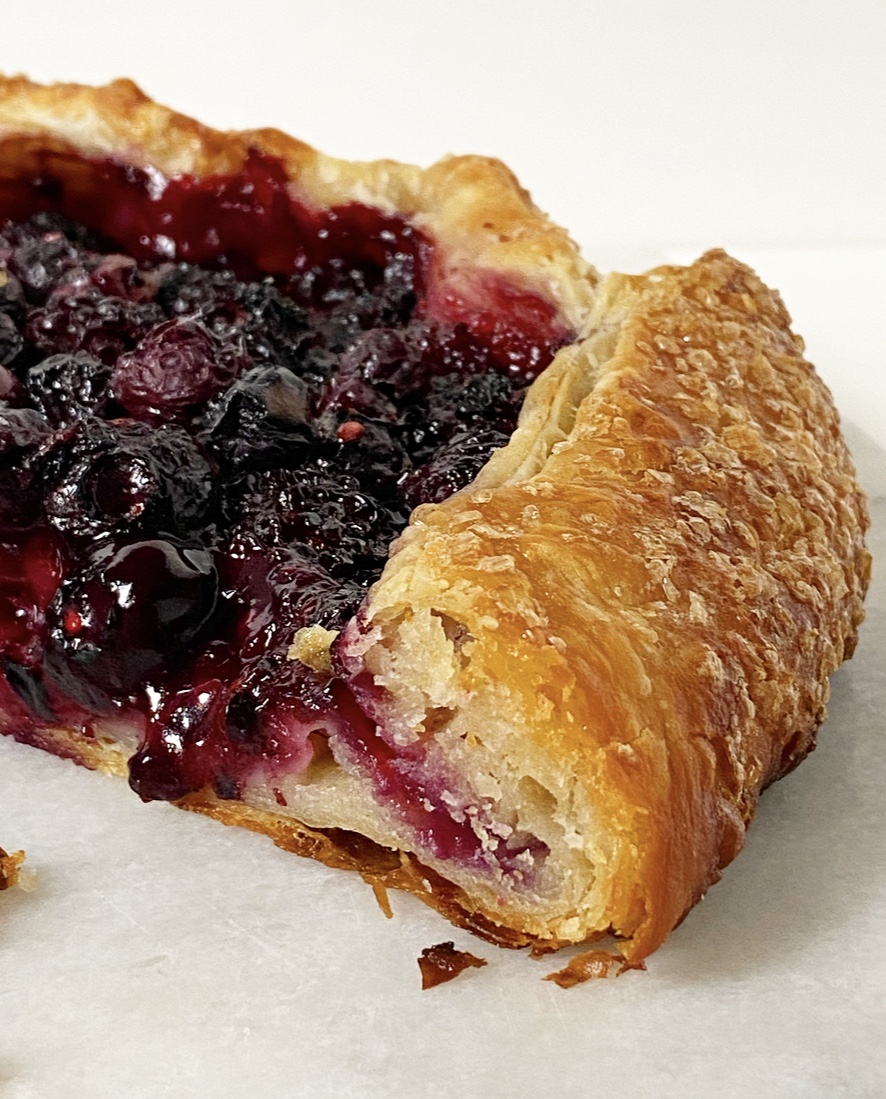 Black & Blueberry Galette 