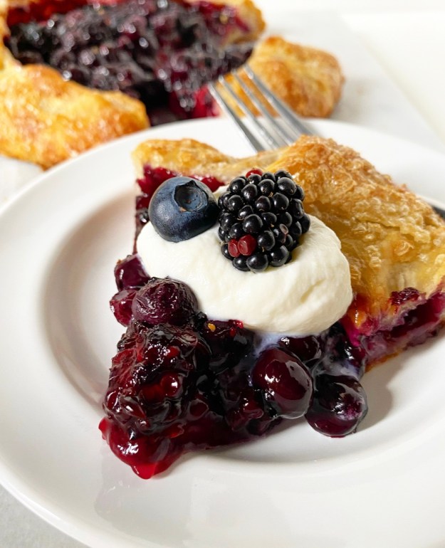 Black & Blueberry Galette