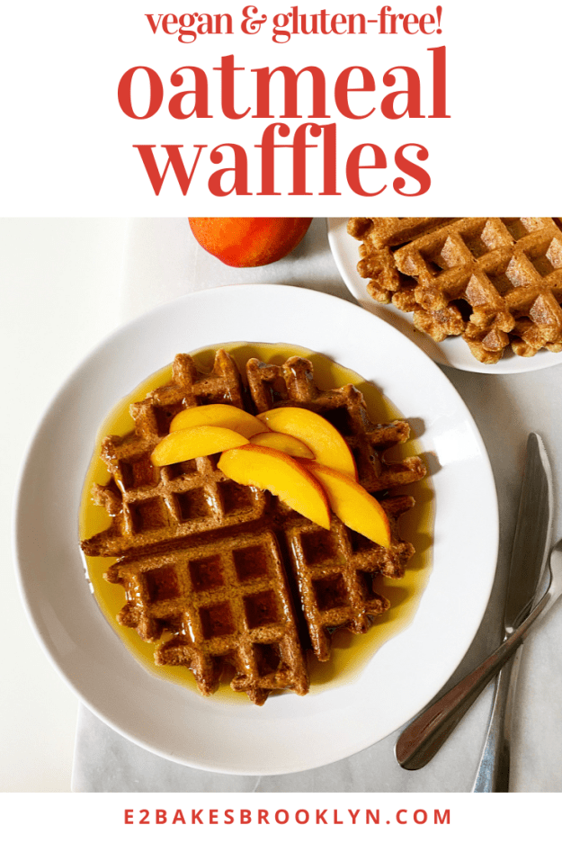 Oatmeal Waffles {Vegan & Gluten-Free}